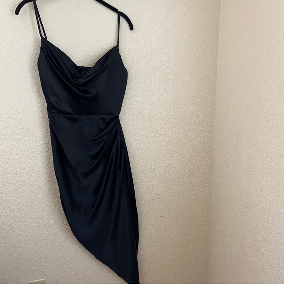 House of CB Reva Black Satin Balcony Corset Dress size XS NWOT - Picture 5 of 16